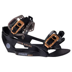 Hyperlite System Lowback Chassis Wakeboard Bindings - Black