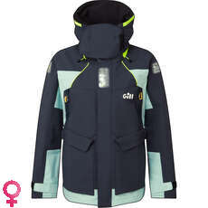 Gill Womens OS2 Offshore / Coastal Sailing Jacket - Navy/Eggshell OS26J