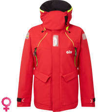 Gill Womens OS2 Offshore / Coastal Sailing Jacket - Red OS26J