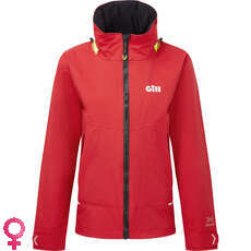 Gill OS3 Womens Coastal Jacket  - Red OS33JW