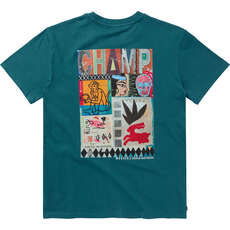 Mystic Funk Tee T-Shirt  - Teal 250230