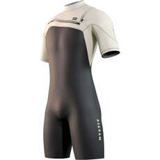 Mystic Motion 3/2mm Shorty Wetsuit 2025 - Black/Sand 250014 Mystic Motion 3/2mm Shorty Wetsuit 2025 - Black/Sand 250014