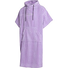 Mystic Jaquard Cotton Poncho Robe  - Pink/Purple 240416