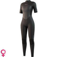 Mystic Womens Brand 3/2mm Back-Zip Short Arm Wetsuit - Black 250062 Mystic Womens Brand 3/2mm Back-Zip Short Arm Wetsuit - Black 250062
