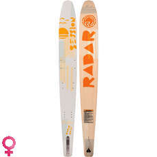 Radar Session Womens Waterski - White/Sunshine