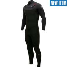 Alder EVO Fire MX 4/3mm Chest-Zip Wetsuit  - Black