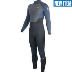 Alder Freeride FX 4/3mm GBS Backzip Wetsuit  - Graphite