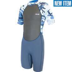 Alder Junior Impact 3/2mm Shorty Wetsuit - Camo WS23JIS