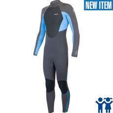 Alder Junior STEALTH 5/4/3 Fullsuit Wetsuit 2026 - Jet Black/Blue WW23JST-BL