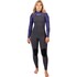 Gul Womens Flexor Yulex 3/2mm Backzip Blindstitched Wetsuit 2026 - Grey/Tiebird