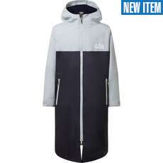 Gill Aqua Parka Poncho / Robe  - Navy/Light Grey