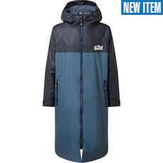 Gill Aqua Parka Poncho / Robe  - Storm Blue/Navy