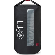 Gill Voyager Dry Cylinder Bag 50L with Back Pack Straps - Black L109