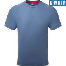 Gill Mens UV Tec Crew Neck T-Shirt - Storm Blue UV010 Gill Mens UV Tec Crew Neck T-Shirt - Storm Blue UV010