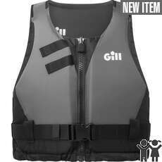 Gill Junior Voyager Front Zip Buoyancy Aid  - Grey