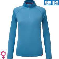 Gill Womens UV Tec Long Sleeve Zip Tee - Seascape UV009W Gill Womens UV Tec Long Sleeve Zip Tee - Seascape UV009W