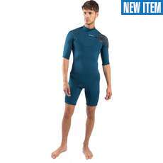 Gul Echo Response 3/2mm FL Chestzip Shorty Wetsuit - Navy/Nucamo