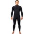 Gul Flexor Yulex 4/3mm Blindstitch Chest -ip Fullsuit Wetsuit - Black FX1220