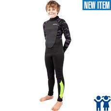 Gul Junior Response 3/2mm Backzip Wetsuit - Black/Camo RE1322