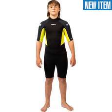 Gul Junior Response NatuR 3/2mm Shorty Wetsuit  - Black/Lime