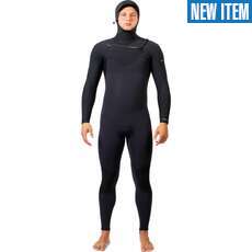 Gul VIPER 6/5/4 Yamamoto Hooded Chest Zip Wetsuit - Black