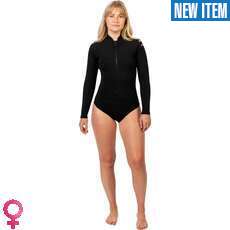 Gul Womens Luna7 Yulex 2mm Springsuit Wetsuit 2026 - Black LA4304