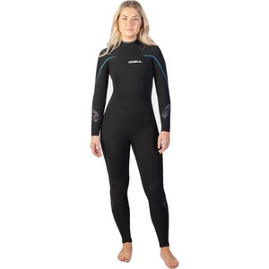 Gul Womens Response 5/3mm BS Backzip Wetsuit - Black RE1229