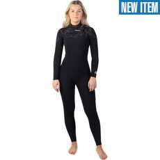 Gul Womens RESPONSE 5/4mm Blindstitch Wetsuit - Black/Broken Palm