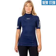 Gul Womens Short Sleeve Rashguard  - Blue