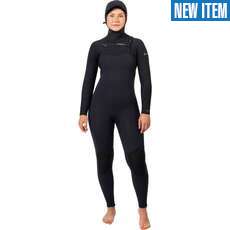 Gul Womens Viper Yamamoto 654mm Chestzip Wetsuit - Black Gul Womens Viper Yamamoto 654mm Chestzip Wetsuit - Black