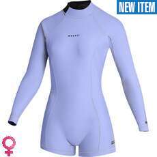 Mystic Womens Lunar 2/2mm Back-Zip Springsuit - Iris Blue 260071