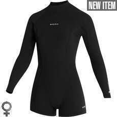 Mystic Womens Lunar 2/2mm Back-Zip Springsuit - Black 260071