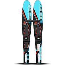 Obrien Vortex 54" Junior Combo Waterskis & X7 Bindings  - Blue