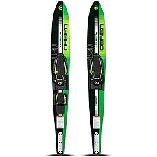 Obrien Celebrity 58" Junior Combo Waterskis & X7 Bindings  - Green