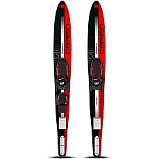Obrien Celebrity 64" Combo Waterskis & X7 Bindings  - Red