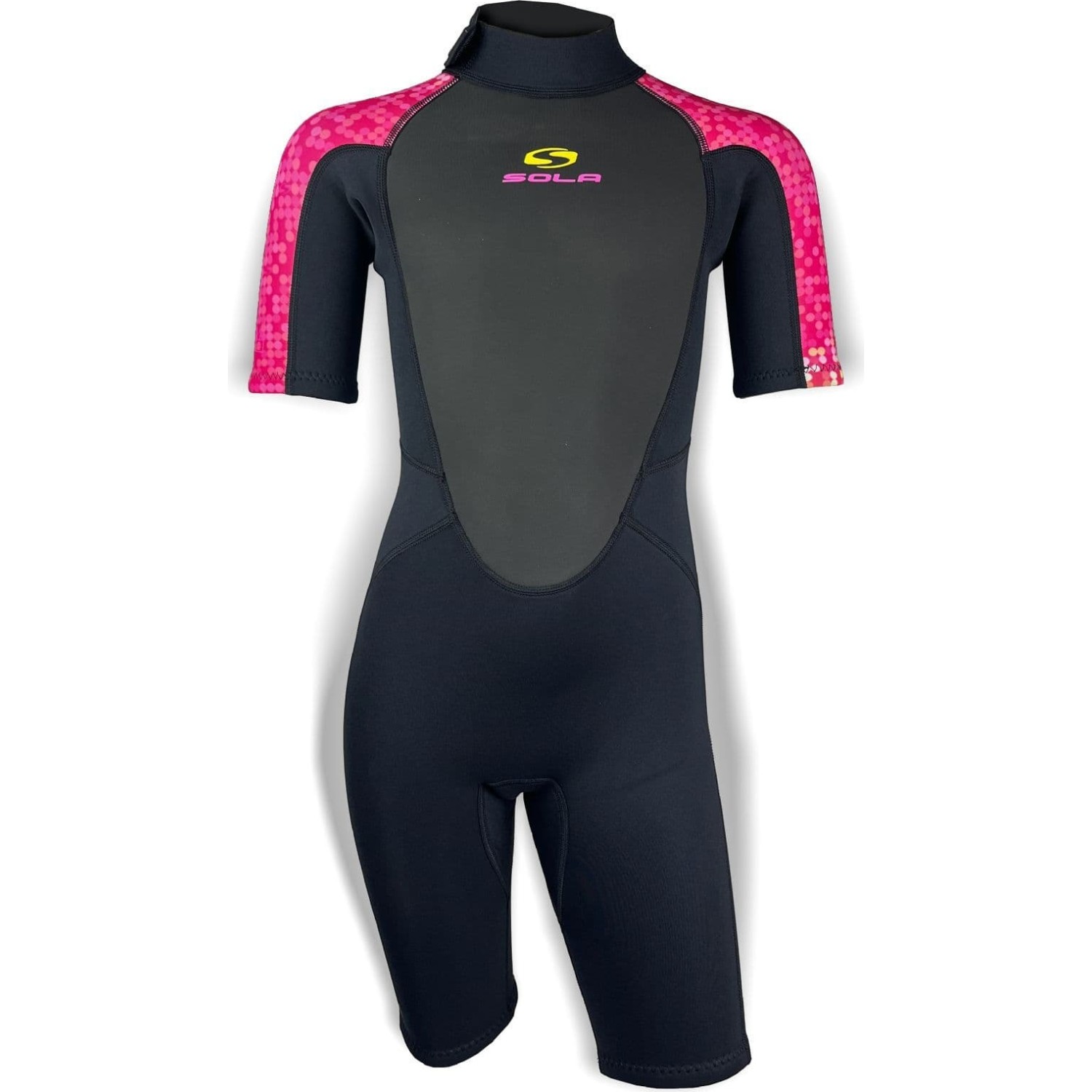 Sola Junior Storm 3/2mm Shorty Wetsuit - Disco Fish A1723