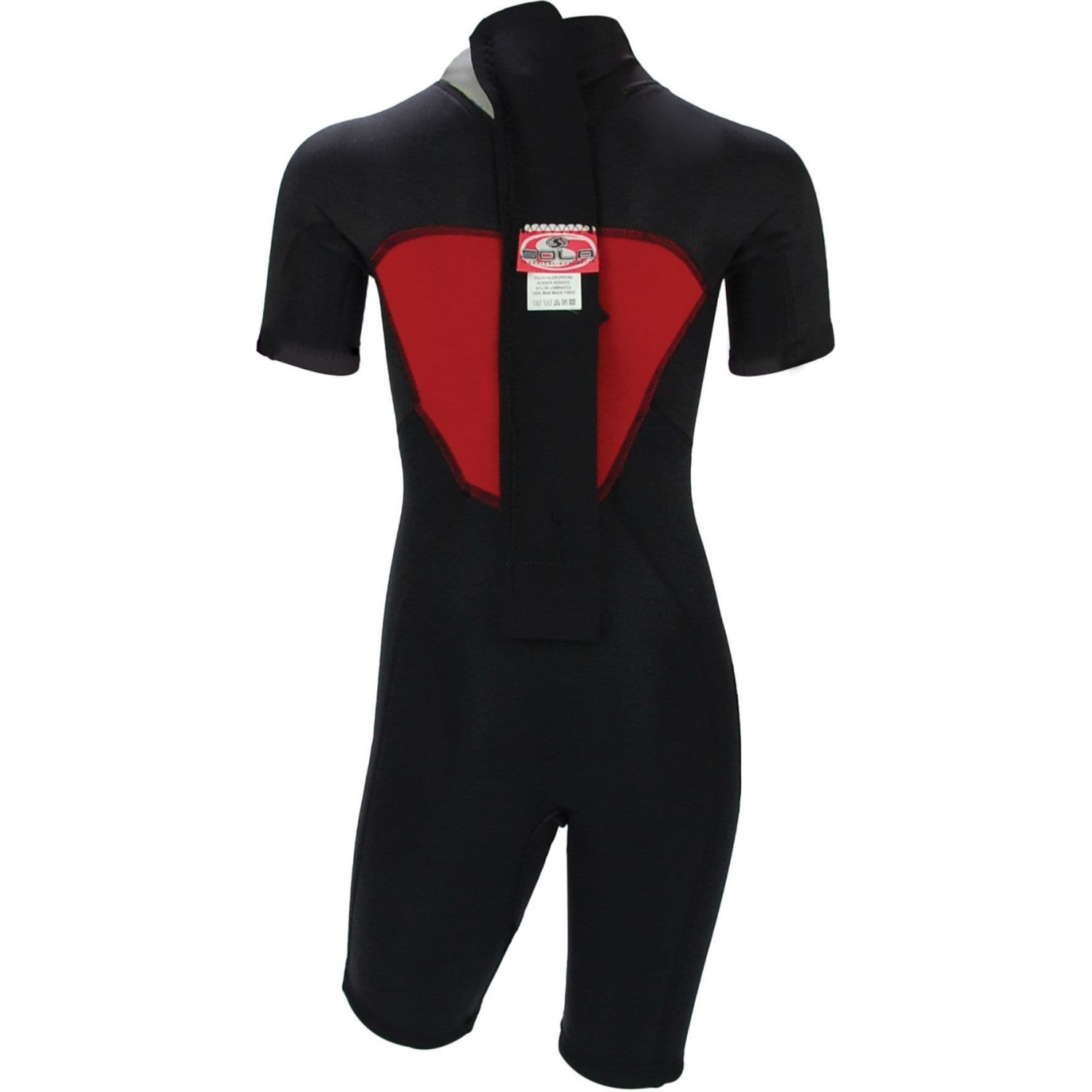 Sola Junior Storm 3/2mm Shorty Wetsuit - Disco Fish A1723