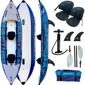 Spinera Duo 340 2 Person High Pressure Kayak Package 2026 - Blue