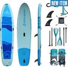 Spinera Mega Family 13ft SUP Paddle Board Package - Blue Spinera Mega Family 13ft SUP Paddle Board Package - Blue