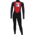 Sola Kids Fire 5/4mm Back Zip Wetsuit - Black A1508