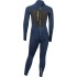 Sola Kids Pheonix 4/3mm Back Zip Wetsuit - Navy/Yellow A1509