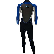 Sola Junior Storm 3/2mm Fullsuit Wetsuit - Blue/Marl Sola Junior Storm 3/2mm Fullsuit Wetsuit - Blue/Marl