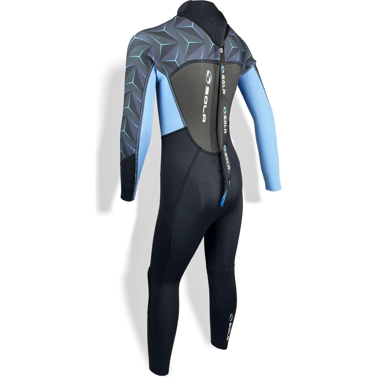 Sola Junior Storm 3/2mm Fullsuit Wetsuit - Blue Steel