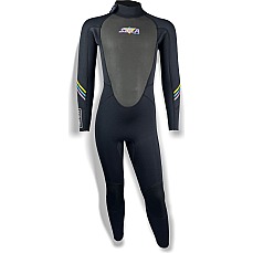 Sola Junior Storm 3/2mm Fullsuit Wetsuit - Retro Sola Junior Storm 3/2mm Fullsuit Wetsuit - Retro