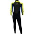 Sola Junior Storm 3/2mm Fullsuit Wetsuit - Lime/Navy