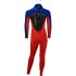 Sola Junior Storm 3/2mm Fullsuit Wetsuit - Red/Blue