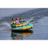 OBrien Barca 3 Person Towable Boat Tube 2026 - Teal/Orange
