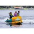 OBrien Barca 3 Person Towable Boat Tube 2026 - Teal/Orange
