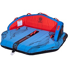 OBrien Specter 2 Person Towable Boat Tube  - Blue/Red