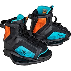 Ronix Childs Vision Wakeboard Boots - Black/Blue/Hot Red Ronix Childs Vision Wakeboard Boots - Black/Blue/Hot Red